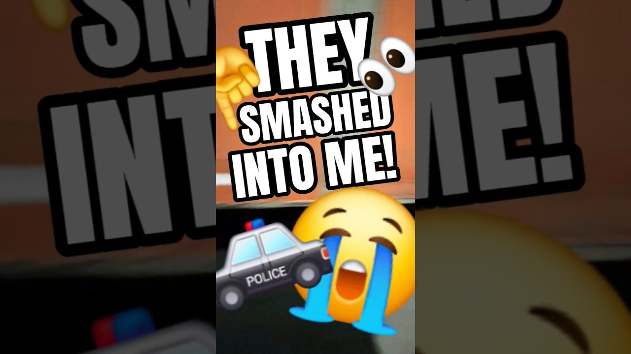 THEY SMASHED INTO ME. THIS IS RRALLY BAD! Look what they left behind.