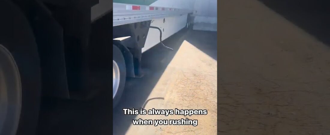 THIS ALWAYS HAPPENS WHEN YOU RUSH! Let this be a lesson to all you new drivers