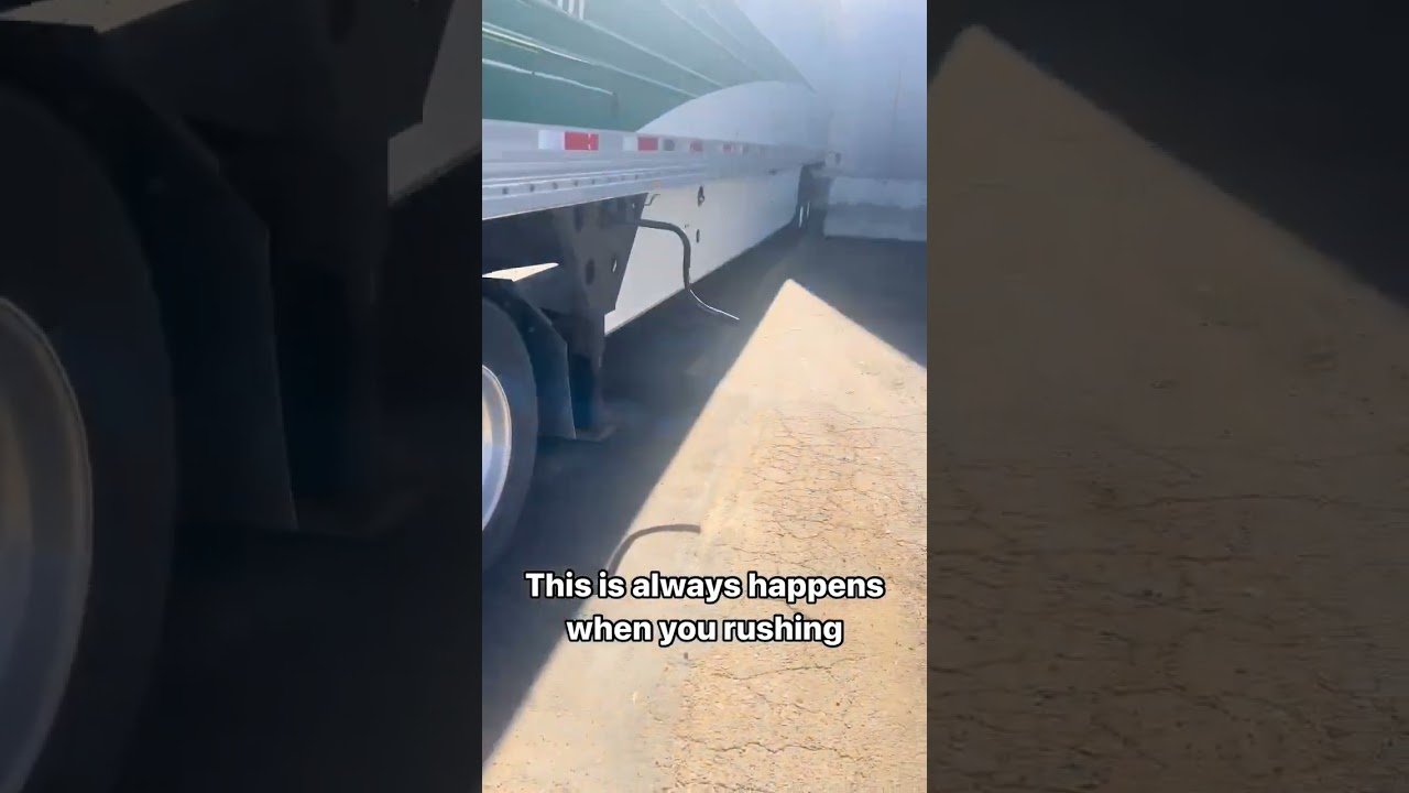 THIS ALWAYS HAPPENS WHEN YOU RUSH! Let this be a lesson to all you new drivers