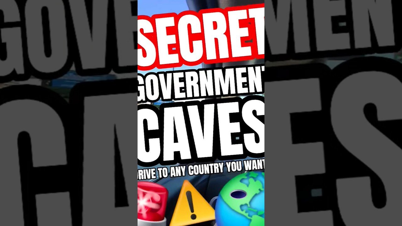 THIS CAVE GOES TO EVERY COUNTRY. UNDER OCEANS AND MOUNTAINS. SECRET GOVERNMENT CAVES!