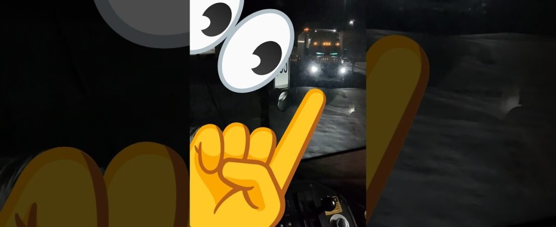 THIS COMPANY DRIVER WASN’T EVEN IMBARASSED!