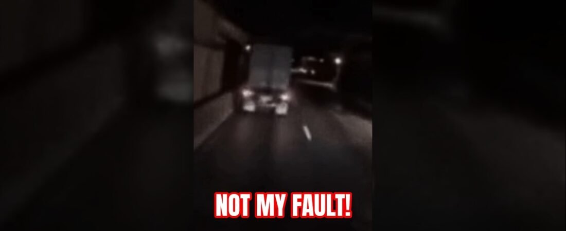 THIS CRASH WASN’T MY FAULT AND HERES PROOF! SHE STOPPED IN MY LANE!