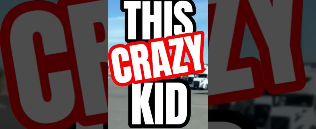 THIS CRAZY KID HAS EVERYONE AT THE TRUCKSTOP ANGRY! This is way too dangerous.