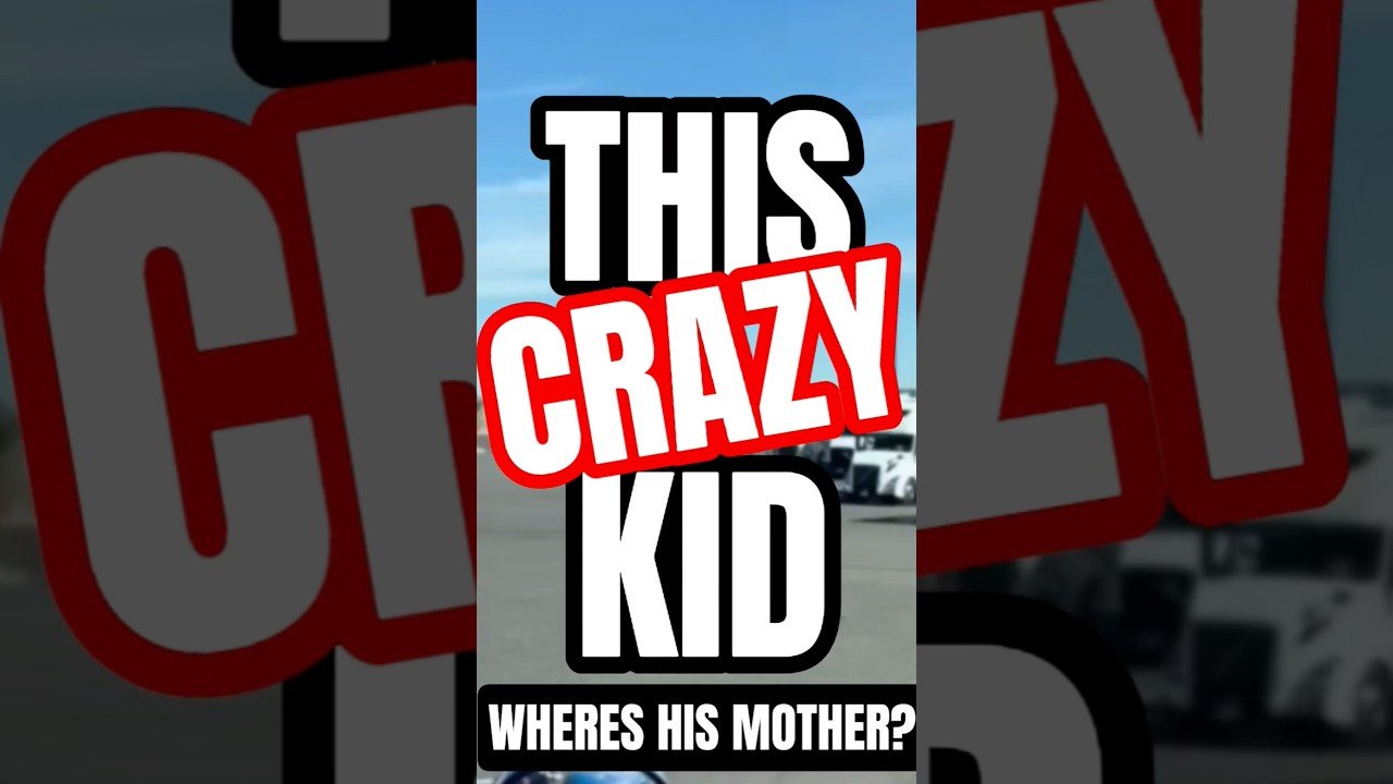 THIS CRAZY KID HAS EVERYONE AT THE TRUCKSTOP ANGRY! This is way too dangerous.