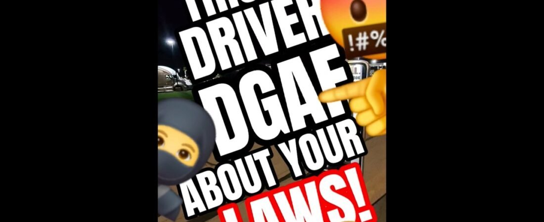 THIS DRIVER DGAF ABOUT YOUR LAWS AND RULES. Will he go to jail? Will he get caught?
