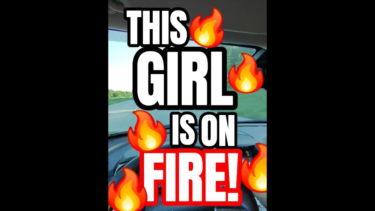 THIS GIRL IS ON FIRE! Subaru drivers are just built differently.
