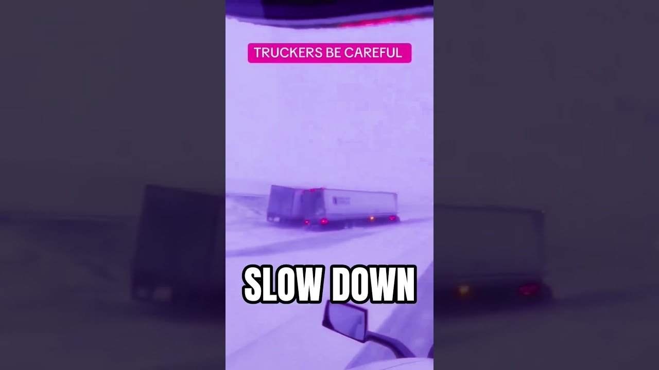 THIS IS THE TIME TO SLOW DOWN DRIVER.