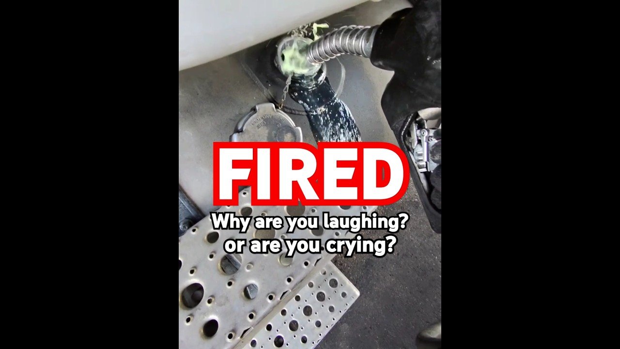 THIS IS THE WORST WAY TO GET FIRED AS A TRUCK DRIVER! MAJOR TRUCKING FAIL! WTF is he doing?