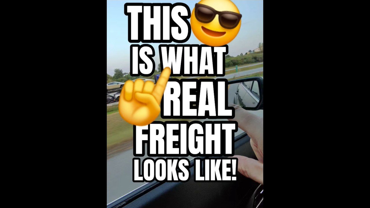 THIS IS WHAT REAL FREIGHT LOOKS LIKE.