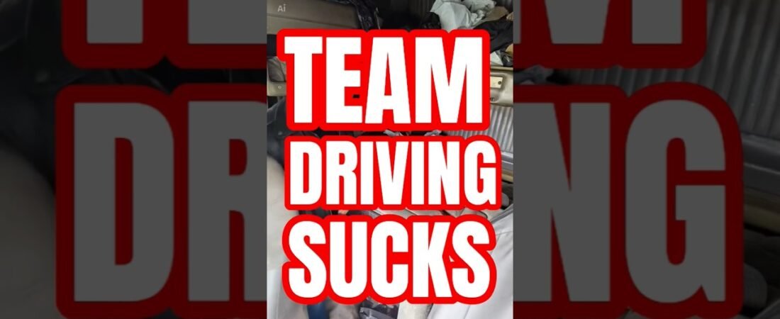 THIS IS WHY TEAM DRIVING SUCKS. MEET MY CO-DRIVER!