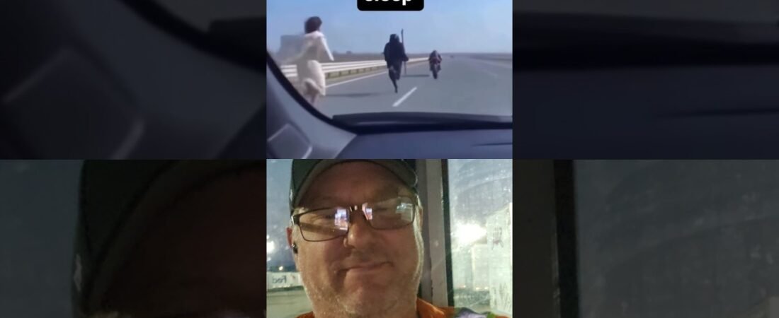 THIS IS WHY YOU NEED TO PULL OVER AND SLEEP, DRIVER!
