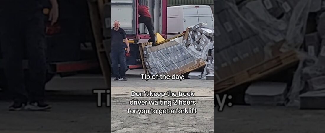 THIS IS WHY YOU NEVER KEEP A TRUCKER WAITING.