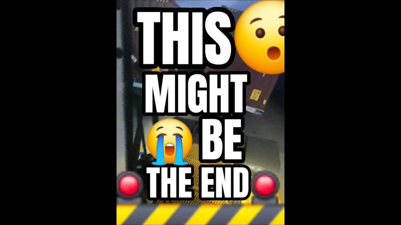 THIS MIGHT BE THE END FOR ME. I didn’t think it would happen like this.