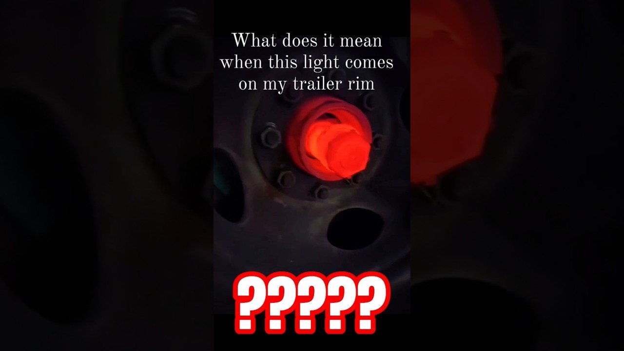 THIS RED TRAILER LIGHT WON’T TURN OFF?
