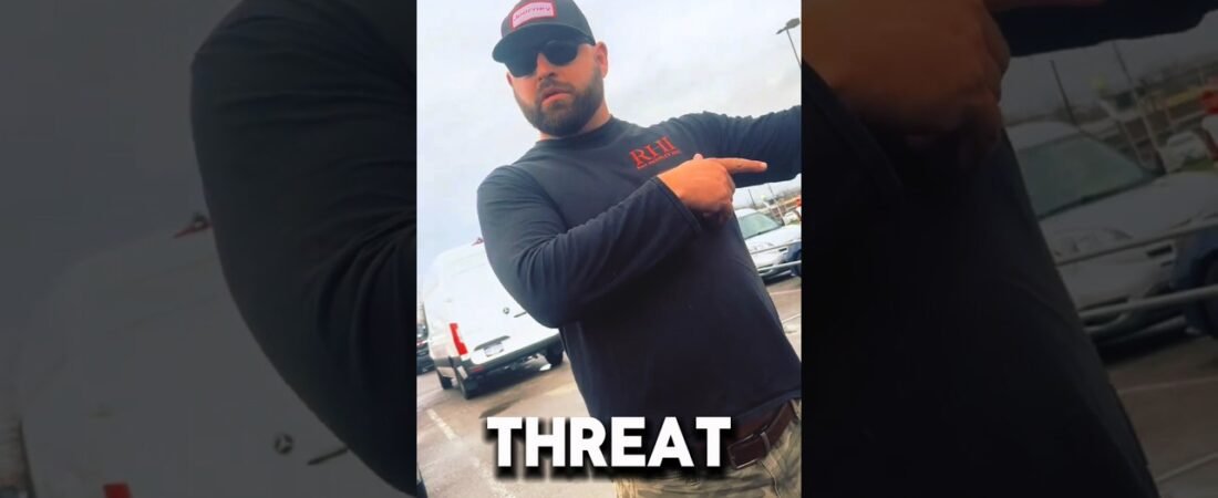 THIS THREAT IS REAL, DRIVER! DON’T LET ANYONE TALK TO YOU LIKE THISAT THE TRUCK STOP!