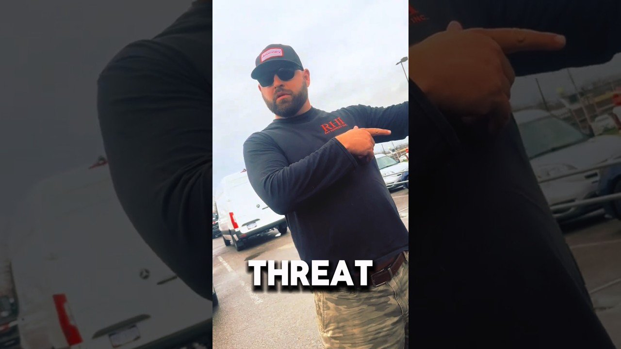 THIS THREAT IS REAL, DRIVER! DON’T LET ANYONE TALK TO YOU LIKE THISAT THE TRUCK STOP!