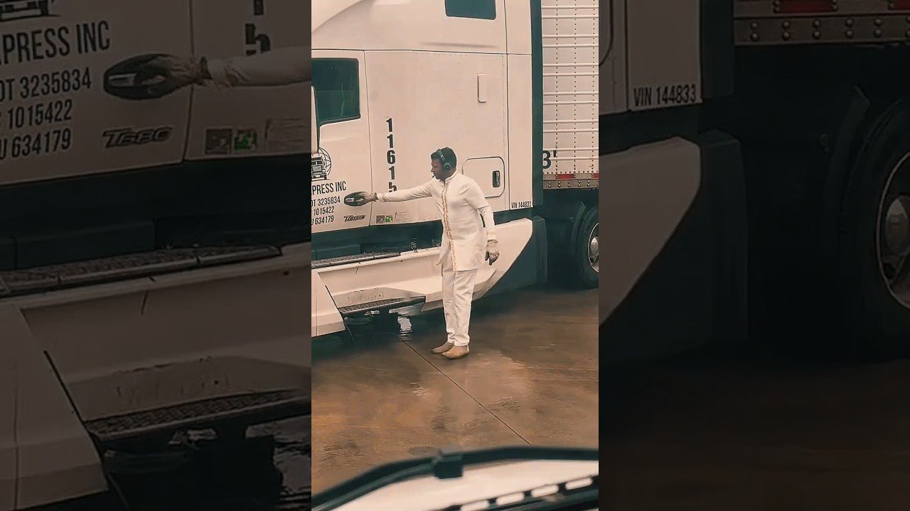 THIS TRUCK DRIVER MEANS BUSINESS! HE’S NOT MESSING AROUND.