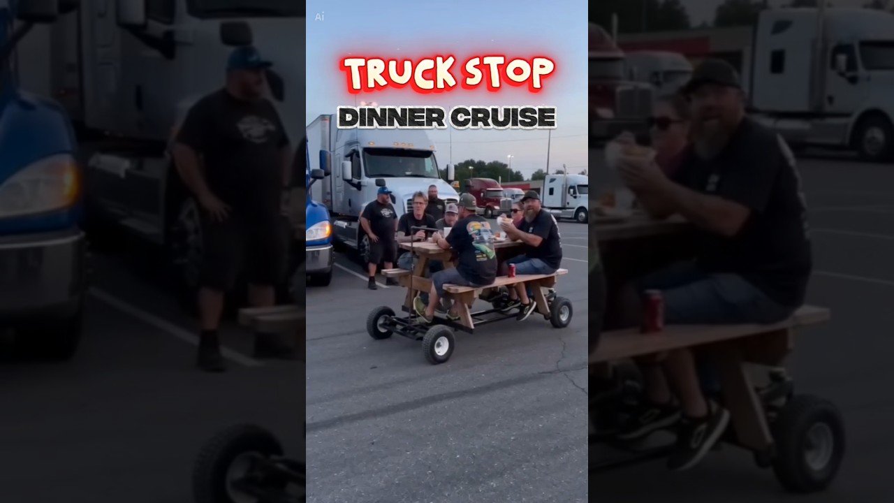 THIS TRUCK STOP DINNER CRUISE MIGHT BE THE BEST PART OF SUMMERTIME TRUCKING.
