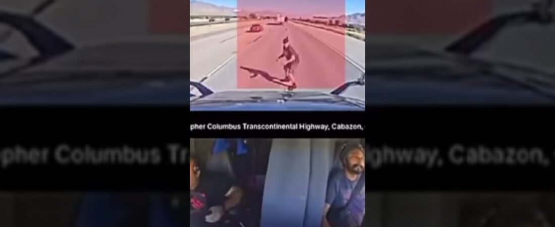 THIS TRUCKER DIDN’T STAND A CHANCE. NOW HE WILL LIVE WITH WITH THIS FOREVER.