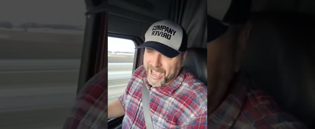 THIS TRUCKER DOESN’T PLAY FAIR! He’s going to make sure he always delivers first!