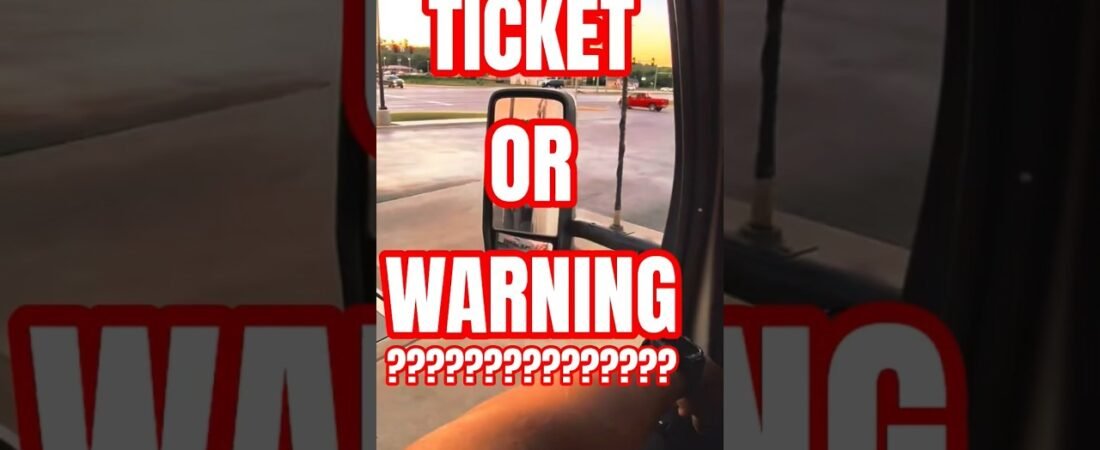 TICKET or WARNING? Watch this trucker get tricked by the Highway Patrol.