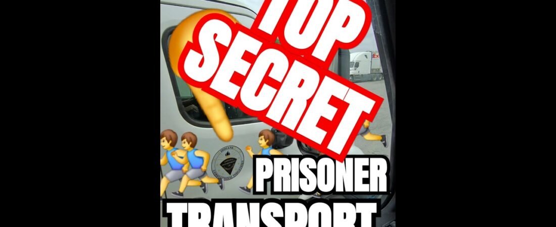 TOP SECRET PRISONER TRANSPORT. This big rig Tranaports Criminals.