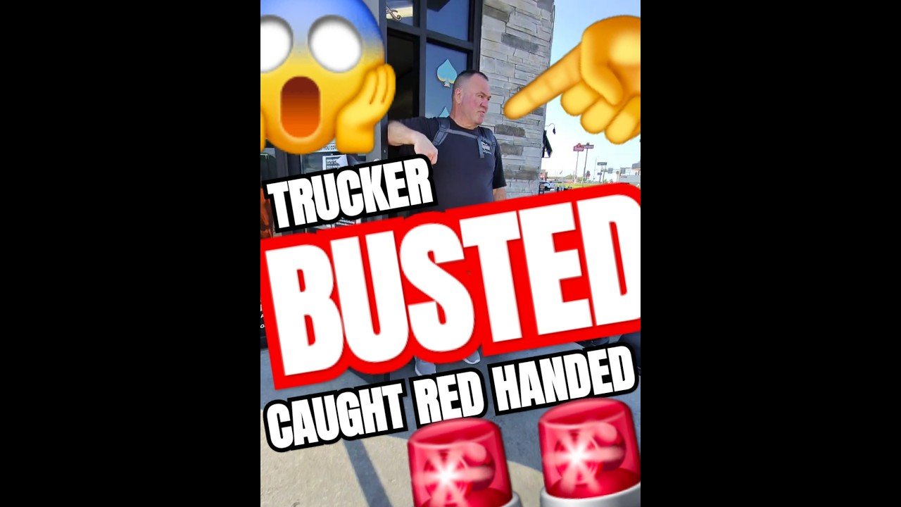 TRUCKER BUSTED WITH LOT LIZARD! It’s so embarrassing for everyone.