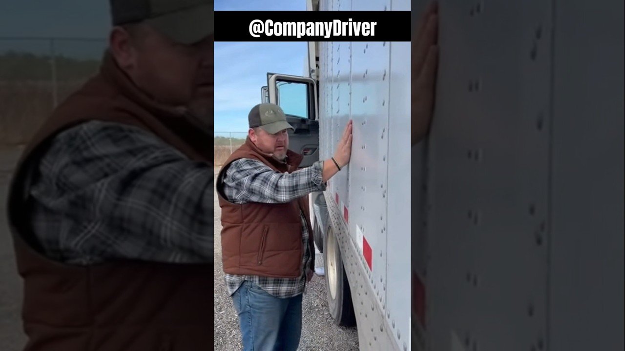 TRUCKER CATCHES A MAN WHACKIN OFF IN HIS TRAILER?