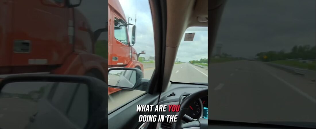 TRUCKER CRASHOUT ON THE HIGHWAY LEADS TO NOWHERE!