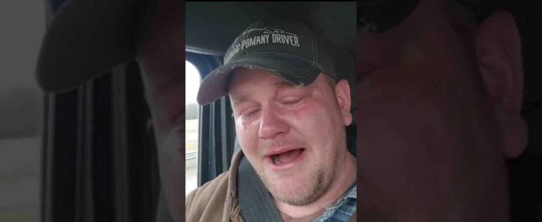 TRUCKER HITS HIS FIRST DEER ON THE HIGHWAY. SADNESS IS REAL.