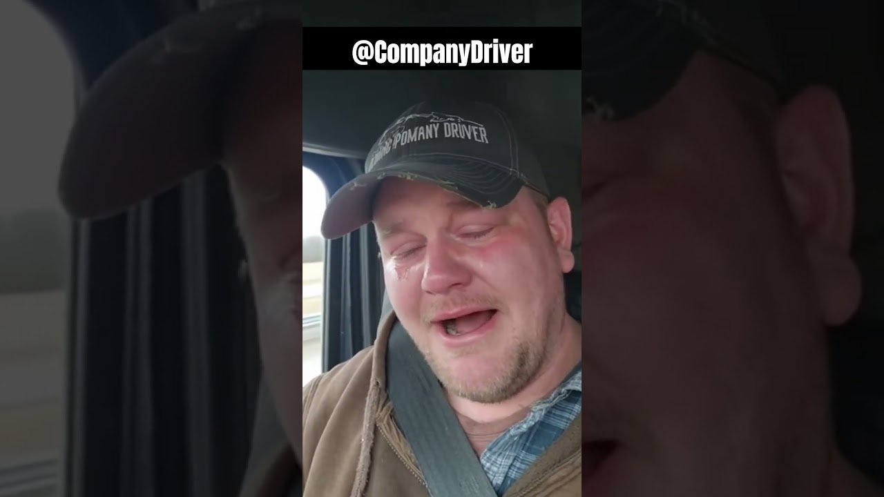 TRUCKER HITS HIS FIRST DEER ON THE HIGHWAY. SADNESS IS REAL.
