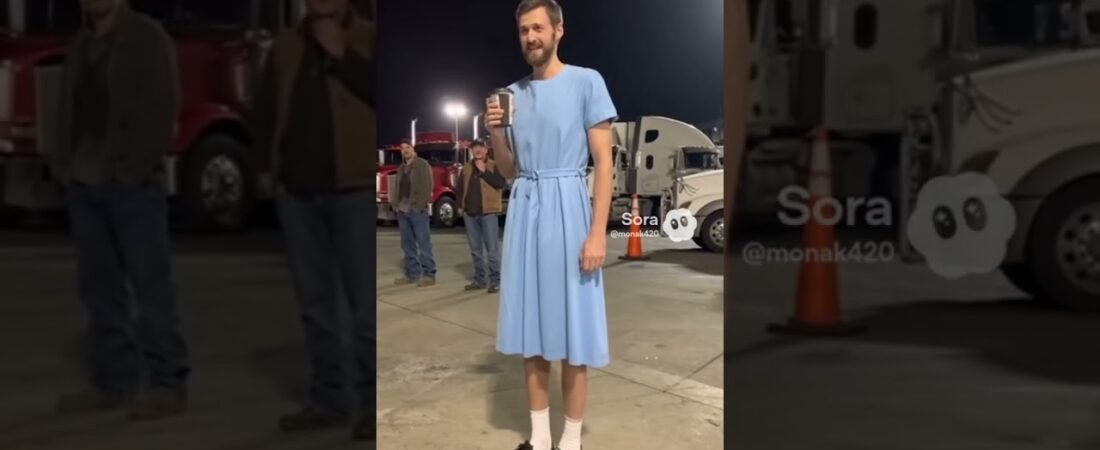 TRUCKER LOSES TRUTH OR DARE AT THE TRUCKSTOP!