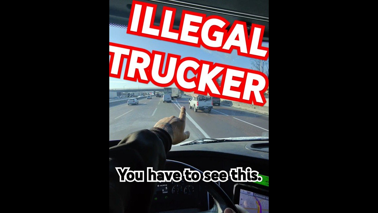TRUCKER MAKES ILLEGAL TURN THAT COULD KILL DOZENS OF CHILDREN.