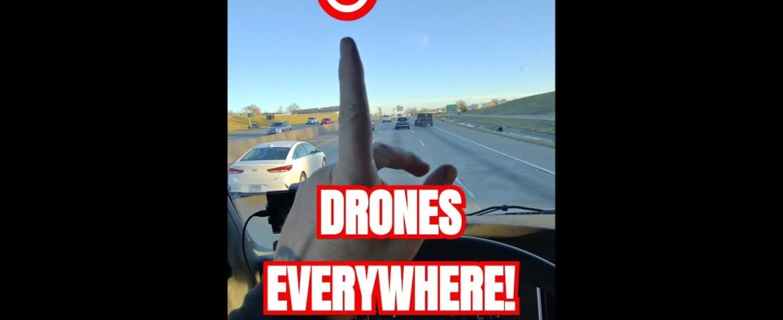 TRUCKER SPOTS ALIEN DRONES OVER ST. LOUIS. OVER 100 DRONES FILL THE SKY BLOCKING OUT THE SUN.