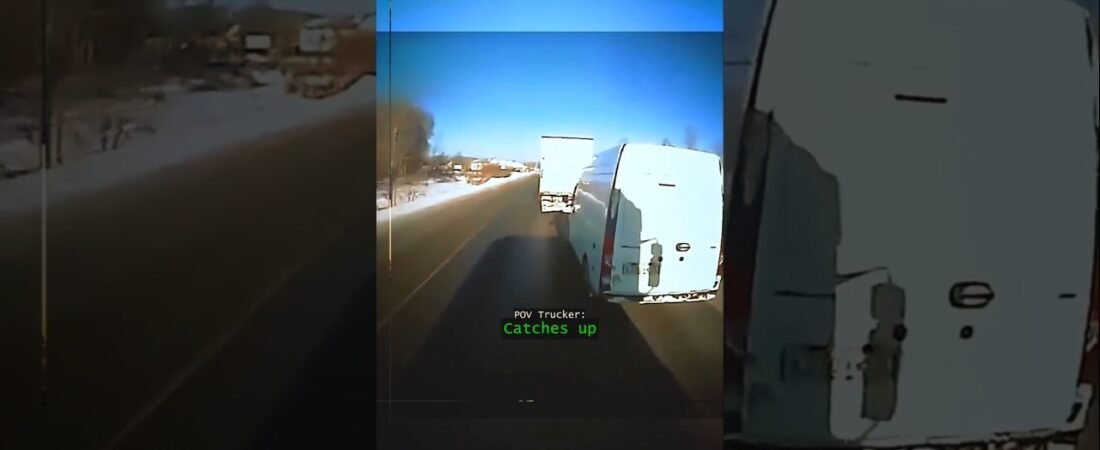 TRUCKER TEAMWORK TAKETOWN! Truck Drivers work together to take down the bad guy.