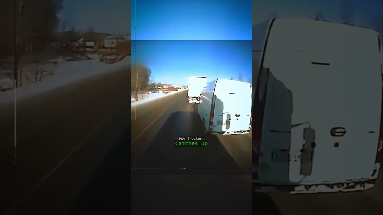 TRUCKER TEAMWORK TAKETOWN! Truck Drivers work together to take down the bad guy.
