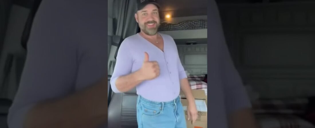 TRUCKER TEMU HAUL! WATCH THIS TRUCK DRIVER TRY ON EVERYTHING FROM TEMU!