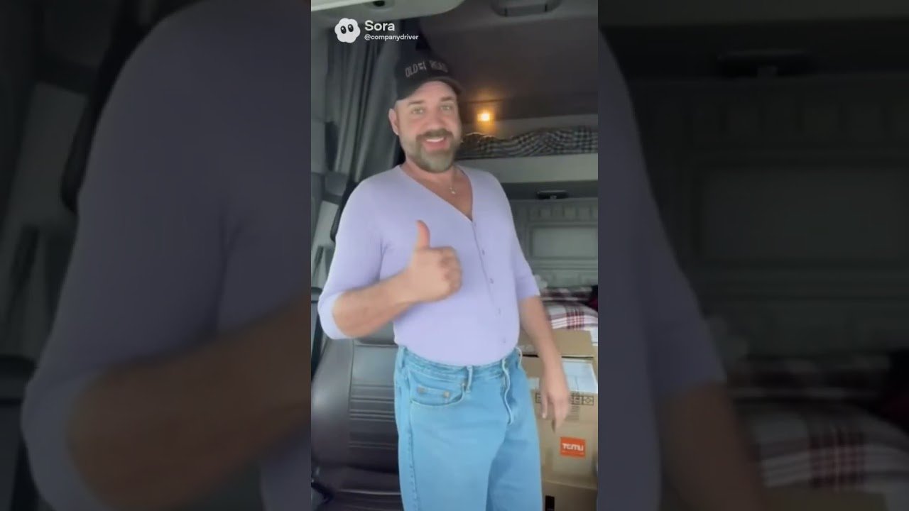 TRUCKER TEMU HAUL! WATCH THIS TRUCK DRIVER TRY ON EVERYTHING FROM TEMU!