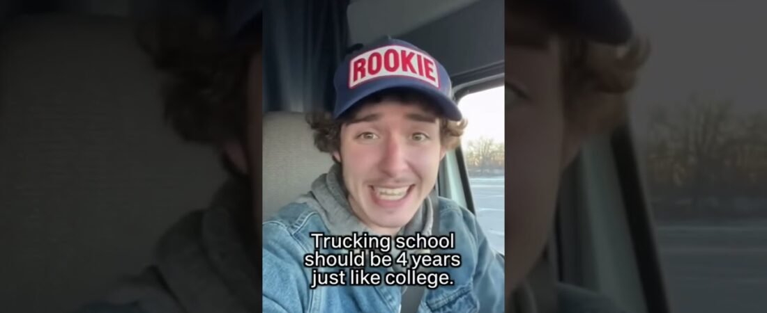 TRUCKER THINKS TRUCKING SCHOOL SHOULD BE 4 YEARS! Do you agree?