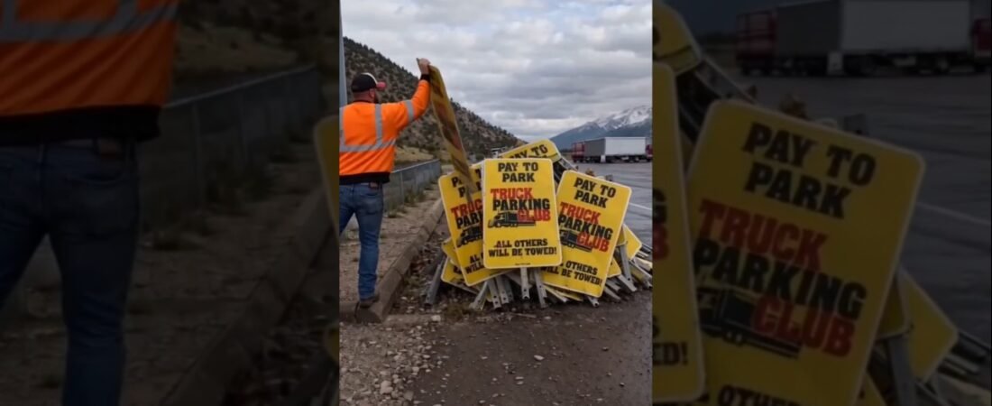 TRUCKERS ARE DONE WITH PAYING TO PARK!