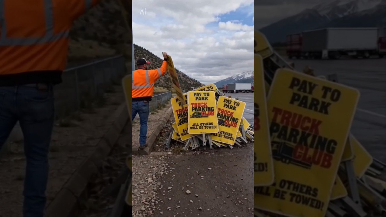 TRUCKERS ARE DONE WITH PAYING TO PARK!