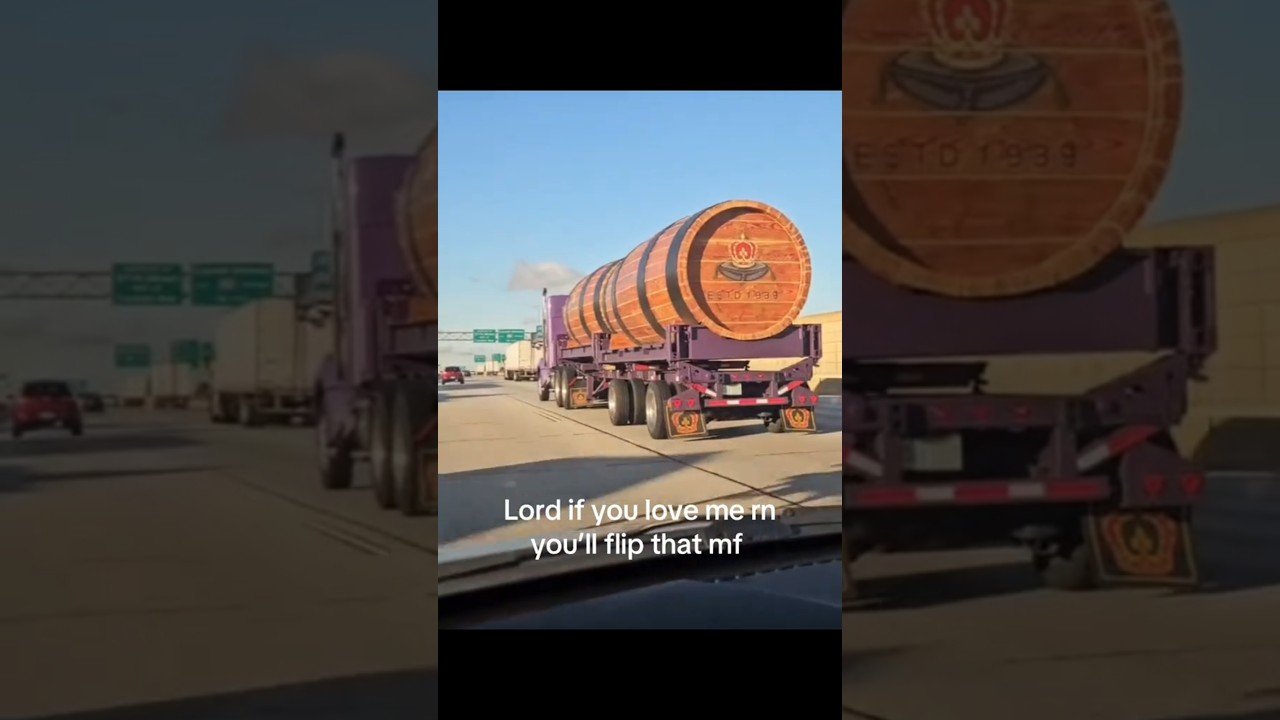 TRUCKERS LITTLE PRAYER TO HELP HIM ON HIS ADVENTURES.
