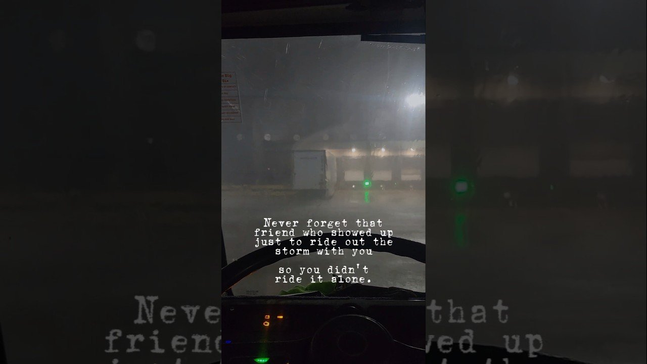 TRUCKERS NEED FRIENDS EVEN THOUGH WE ARE LONERS.