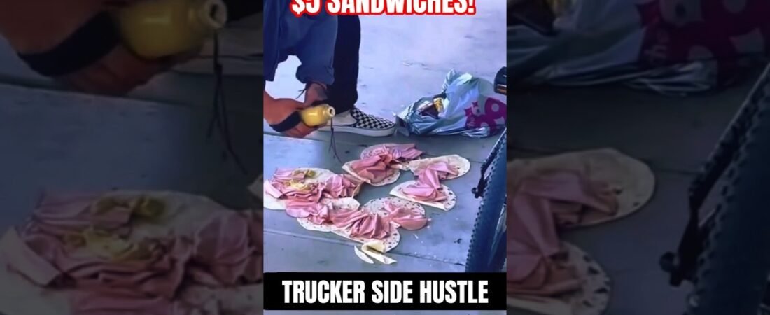 TRUCKERS SIDE HUSTLE IS GETTING CREATIVE IN THIS ECONOMY.