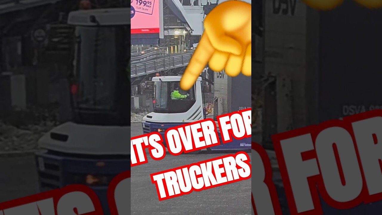 TRUCKING IS OVER. WE ARE SCREWED! THIS IS THE END! QUIT DRIVING NOW.