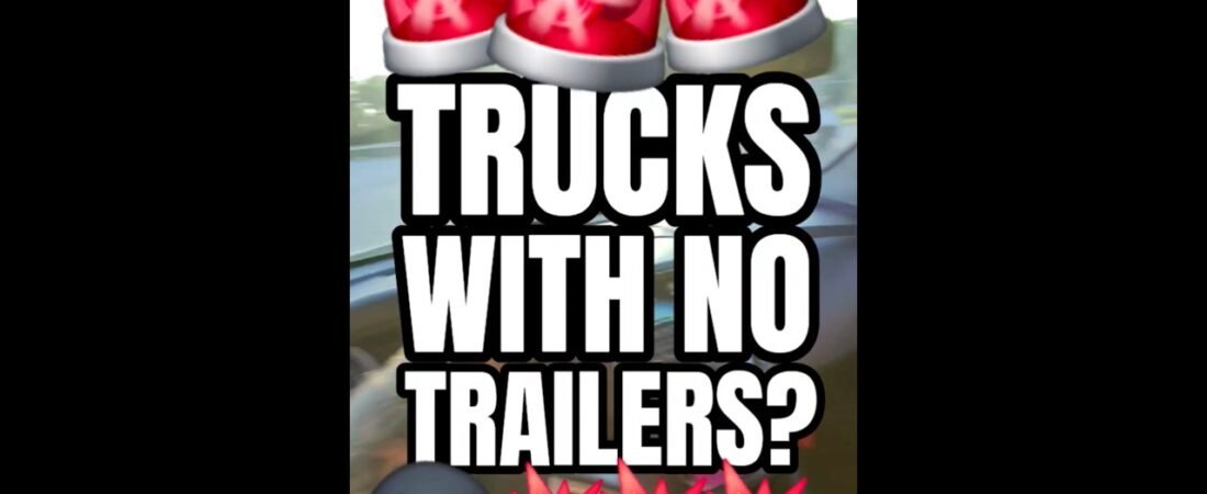 TRUCKS WITH NO TRAILERS IN THE GHETTO? That means this place is DANGEROUS!