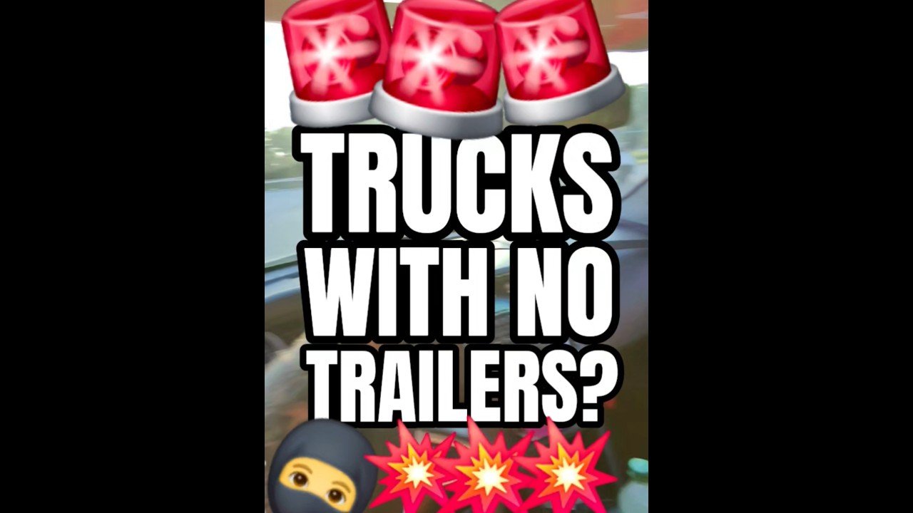 TRUCKS WITH NO TRAILERS IN THE GHETTO? That means this place is DANGEROUS!