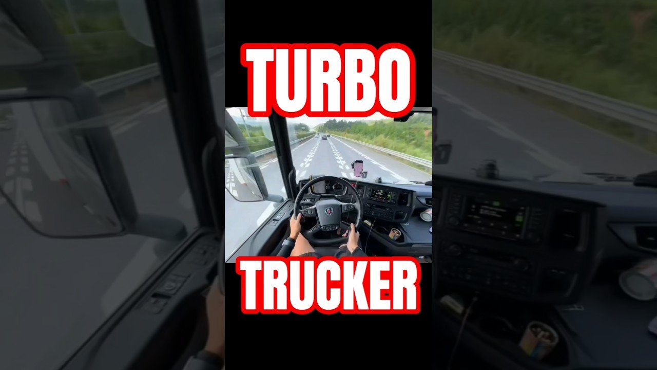 TURBO TRUCKER! YOU WON’T BELIEVE THE COURAGE AND SPEED IF THIS TRUCKER.