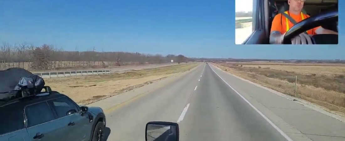 Take a ride with a Real Semi Trucker as he travels across America in a Fully Loaded Semi truck.