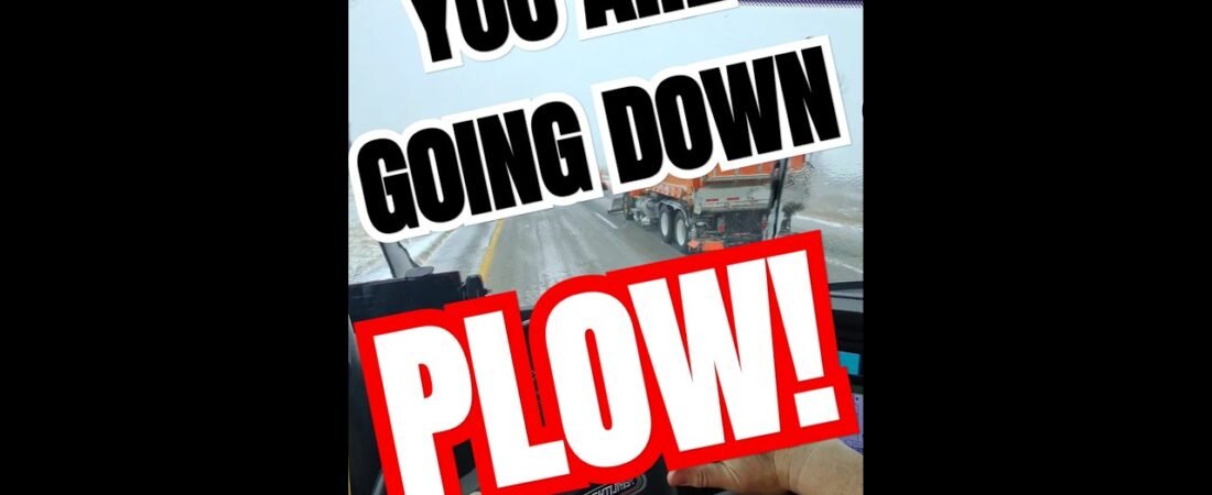 Taking the plow down! Truckers have to make choices.